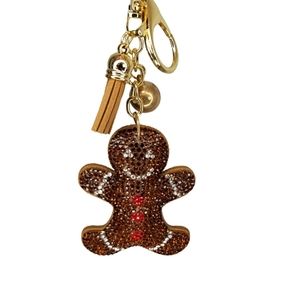 Gingerbread man keychain nwt